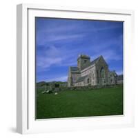 Abbey on Iona, Scotland, United Kingdom, Europe-Geoff Renner-Framed Photographic Print