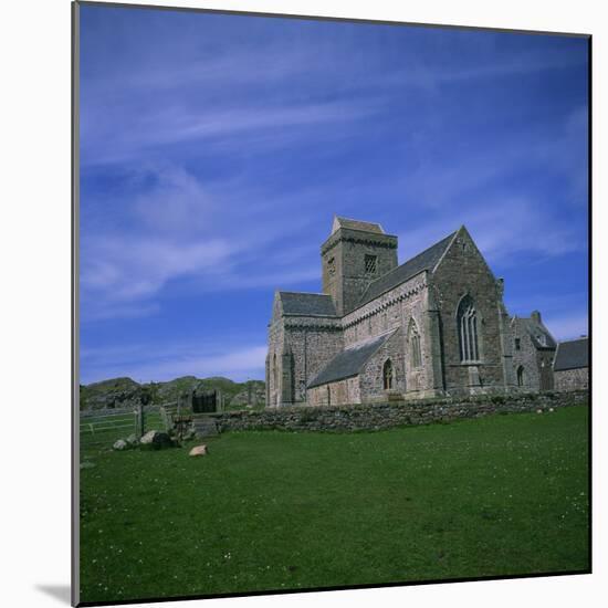 Abbey on Iona, Scotland, United Kingdom, Europe-Geoff Renner-Mounted Photographic Print