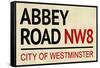 Abbey Road NW8 Street-null-Framed Stretched Canvas