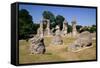 Abbey Ruins, Bury St Edmunds, England-Peter Thompson-Framed Stretched Canvas