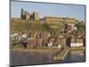 Abbey Ruins, Church, Sandy Beach and Harbour, Whitby, North Yorkshire, Yorkshire-Neale Clarke-Mounted Photographic Print