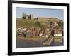 Abbey Ruins, Church, Sandy Beach and Harbour, Whitby, North Yorkshire, Yorkshire-Neale Clarke-Framed Photographic Print