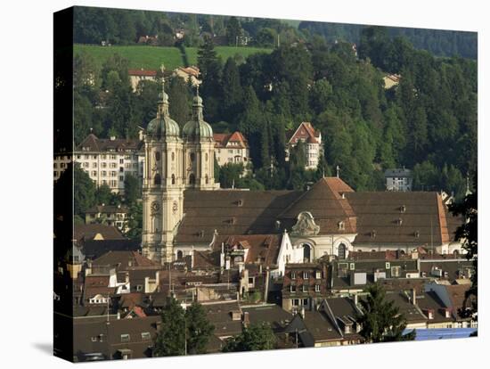 Abbey, St. Gallen, Switzerland-John Miller-Stretched Canvas