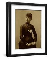 Abbie Gardner Sharp, Captured At Spirit Lake Massacre In 1857-null-Framed Premium Giclee Print