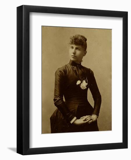 Abbie Gardner Sharp, Captured At Spirit Lake Massacre In 1857-null-Framed Premium Giclee Print