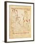 Abbot Ugo Oluntagensis, Countess Matilda of Tuscany and the King, Miniature from Vita Mathildis-null-Framed Giclee Print