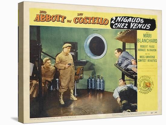 Abbott and Costello Go to Mars, 1953-null-Stretched Canvas