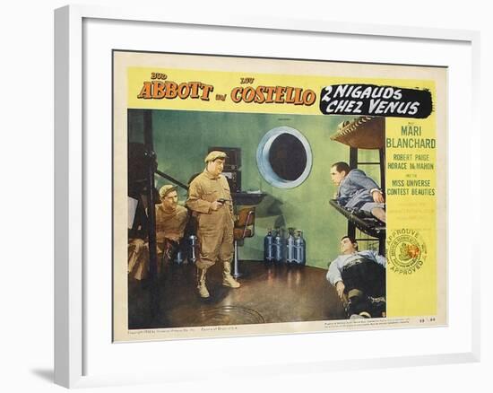 Abbott and Costello Go to Mars, 1953-null-Framed Art Print