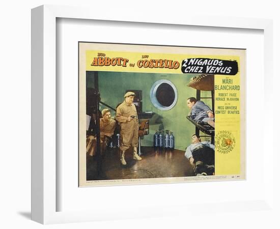 Abbott and Costello Go to Mars, 1953-null-Framed Art Print