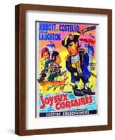 Abbott and Costello Meet Captain Kidd, 1952-null-Framed Art Print