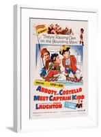 Abbott and Costello Meet Captain Kidd-null-Framed Art Print