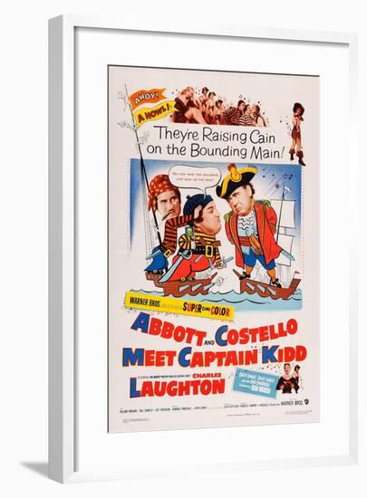 Abbott and Costello Meet Captain Kidd-null-Framed Art Print