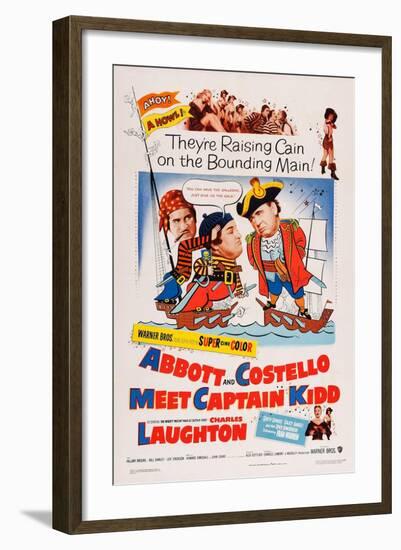 Abbott and Costello Meet Captain Kidd-null-Framed Art Print