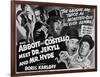 Abbott and Costello Meet Dr. Jekyll and Mr. Hyde, 1953-null-Framed Art Print