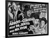 Abbott and Costello Meet Dr. Jekyll and Mr. Hyde, 1953-null-Framed Art Print