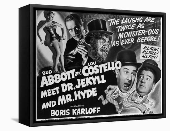 Abbott and Costello Meet Dr. Jekyll and Mr. Hyde, 1953-null-Framed Stretched Canvas