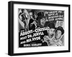 Abbott and Costello Meet Dr. Jekyll and Mr. Hyde, 1953-null-Framed Art Print