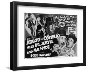 Abbott and Costello Meet Dr. Jekyll and Mr. Hyde, 1953-null-Framed Art Print