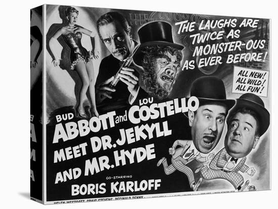 Abbott and Costello Meet Dr. Jekyll and Mr. Hyde, 1953-null-Stretched Canvas