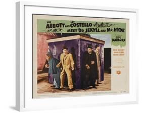 Abbott and Costello Meet Dr. Jekyll and Mr. Hyde, 1953-null-Framed Art Print