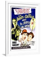 Abbott and Costello Meet Dr. Jekyll and Mr. Hyde - Movie Poster Reproduction-null-Framed Photo