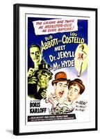 Abbott and Costello Meet Dr. Jekyll and Mr. Hyde - Movie Poster Reproduction-null-Framed Photo