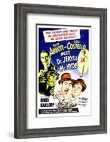 Abbott and Costello Meet Dr. Jekyll and Mr. Hyde - Movie Poster Reproduction-null-Framed Photo