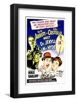 Abbott and Costello Meet Dr. Jekyll and Mr. Hyde - Movie Poster Reproduction-null-Framed Photo