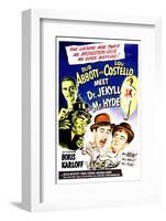 Abbott and Costello Meet Dr. Jekyll and Mr. Hyde - Movie Poster Reproduction-null-Framed Photo