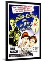 Abbott and Costello Meet Dr. Jekyll and Mr. Hyde - Movie Poster Reproduction-null-Framed Photo