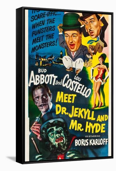 Abbott and Costello Meet Dr. Jekyll and Mr. Hyde-null-Framed Stretched Canvas