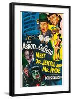 Abbott and Costello Meet Dr. Jekyll and Mr. Hyde-null-Framed Art Print