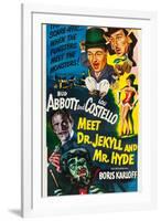 Abbott and Costello Meet Dr. Jekyll and Mr. Hyde-null-Framed Art Print