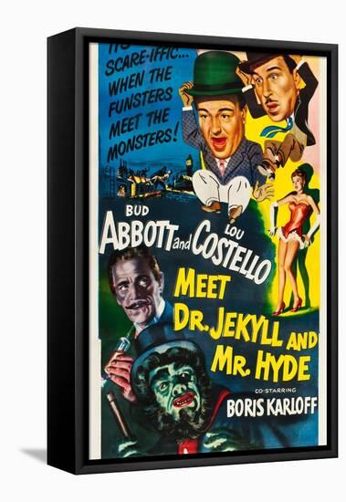 Abbott and Costello Meet Dr. Jekyll and Mr. Hyde-null-Framed Stretched Canvas