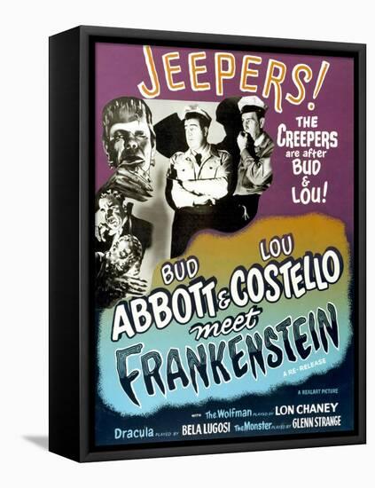 Abbott And Costello Meet Frankenstein, 1948-null-Framed Stretched Canvas