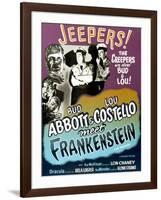 Abbott And Costello Meet Frankenstein, 1948-null-Framed Art Print