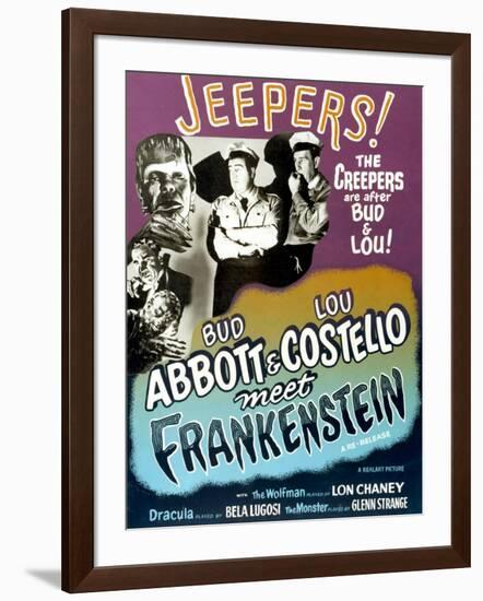 Abbott And Costello Meet Frankenstein, 1948-null-Framed Art Print