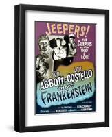 Abbott And Costello Meet Frankenstein, 1948-null-Framed Art Print