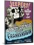 Abbott And Costello Meet Frankenstein, 1948-null-Mounted Art Print