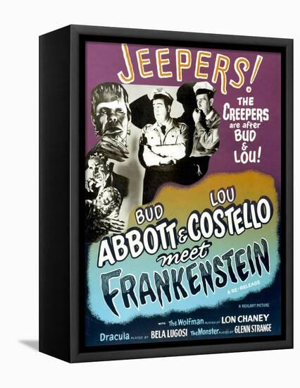 Abbott And Costello Meet Frankenstein, 1948-null-Framed Stretched Canvas