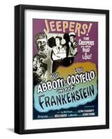 Abbott And Costello Meet Frankenstein, 1948-null-Framed Art Print