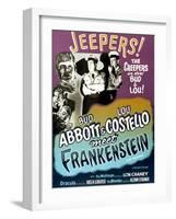 Abbott And Costello Meet Frankenstein, 1948-null-Framed Art Print