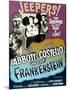 Abbott And Costello Meet Frankenstein, 1948-null-Mounted Art Print