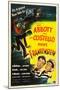 Abbott and Costello Meet Frankenstein, Lou Costello, Bud Abbott, 1948-null-Mounted Premium Giclee Print