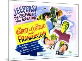 Abbott and Costello Meet Frankenstein-null-Mounted Art Print