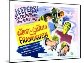 Abbott and Costello Meet Frankenstein-null-Mounted Art Print