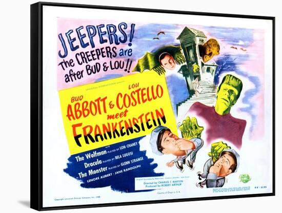 Abbott and Costello Meet Frankenstein-null-Framed Stretched Canvas