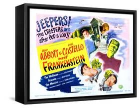 Abbott and Costello Meet Frankenstein-null-Framed Stretched Canvas