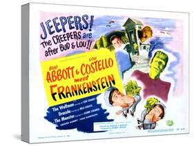 Abbott and Costello Meet Frankenstein-null-Stretched Canvas