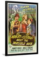 Abbott And Costello Meet the Invisible Man, Bud Abbott, Adele Jergens, Lou Costello, 1951-null-Framed Art Print